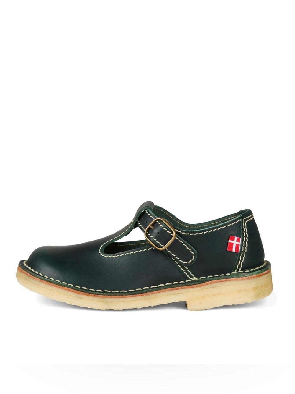Duckfeet Lolland Mary Jane Leather Green Shoes Wide EU size 41 US 9.5 or 10 - Picture 2 of 14